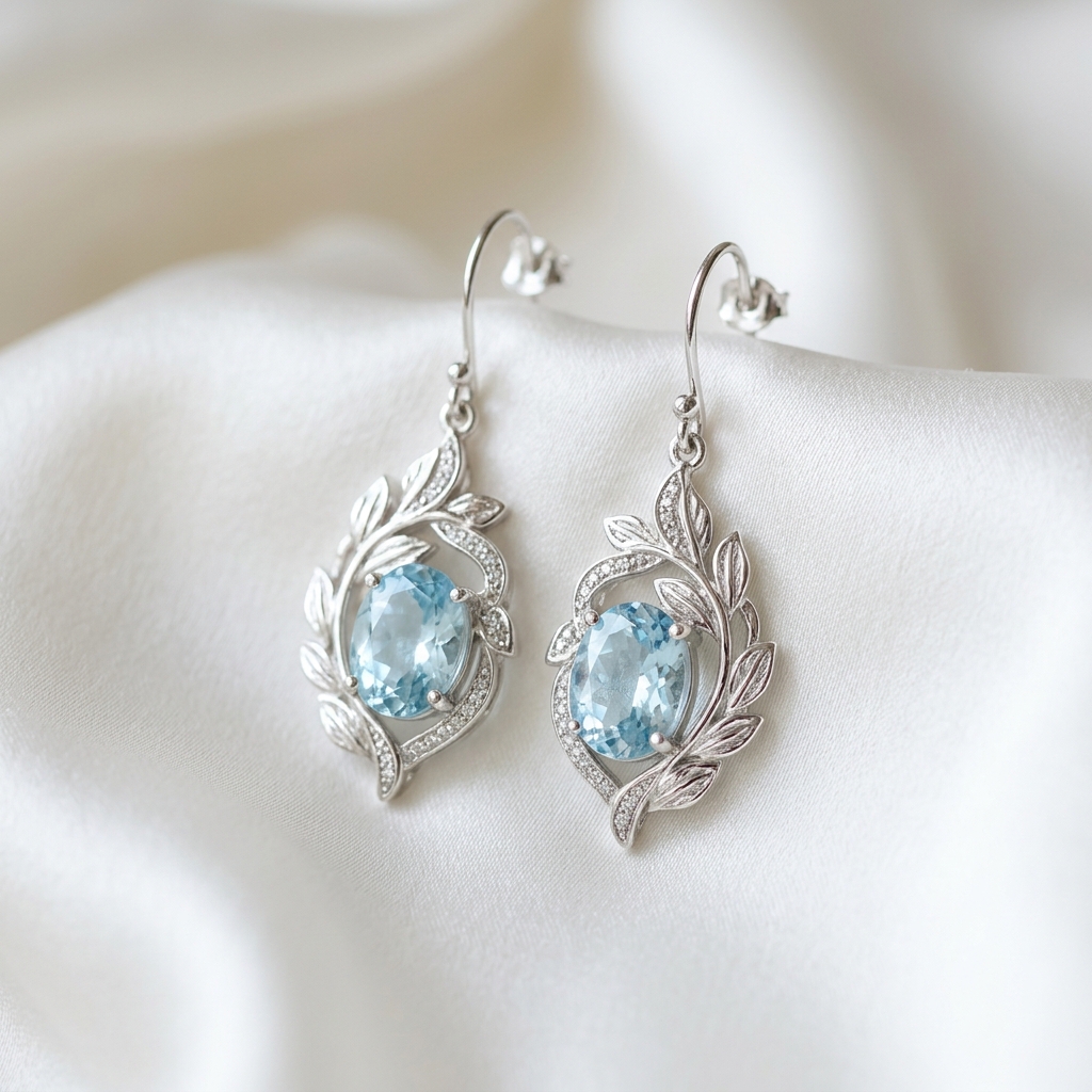 Aquamarine Earrings